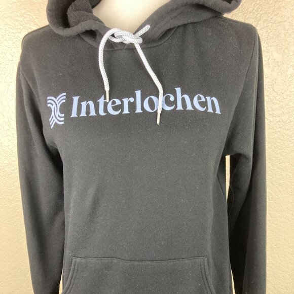 Bella + Canvas Fleece Collection Interlochen Black Pullover Hoodie Sz S - Picture 1 of 13